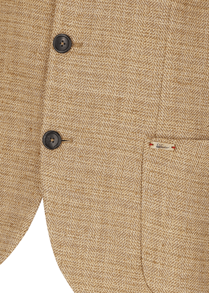 Luis Trenker Blazer con motivo a spina di pesce modello Lusandro Presa