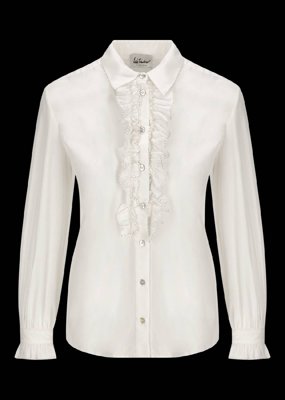 Luis Trenker Blusa con volant modello Lubrenda Sconto di tempo limitato