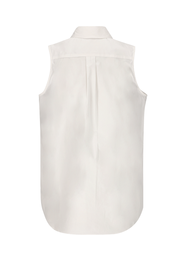 Luis Trenker Blusa in cotone smanicata modello Lubetta Negozio online di fabbrica