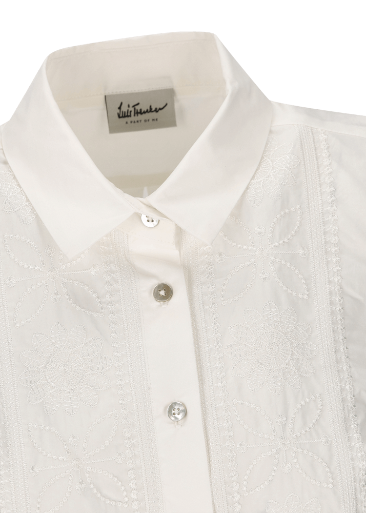 Luis Trenker Blusa in cotone smanicata modello Lubetta Negozio online di fabbrica