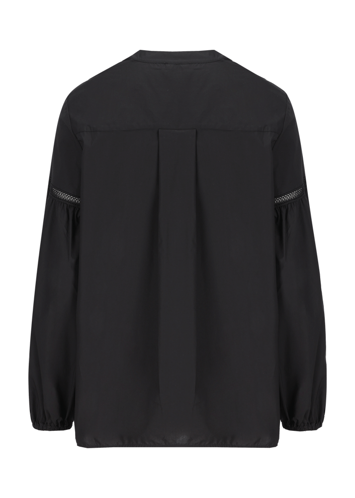 Luis Trenker Blusa in cotone con maniche a sbuffo modello Lufanny Comprare a buon mercato