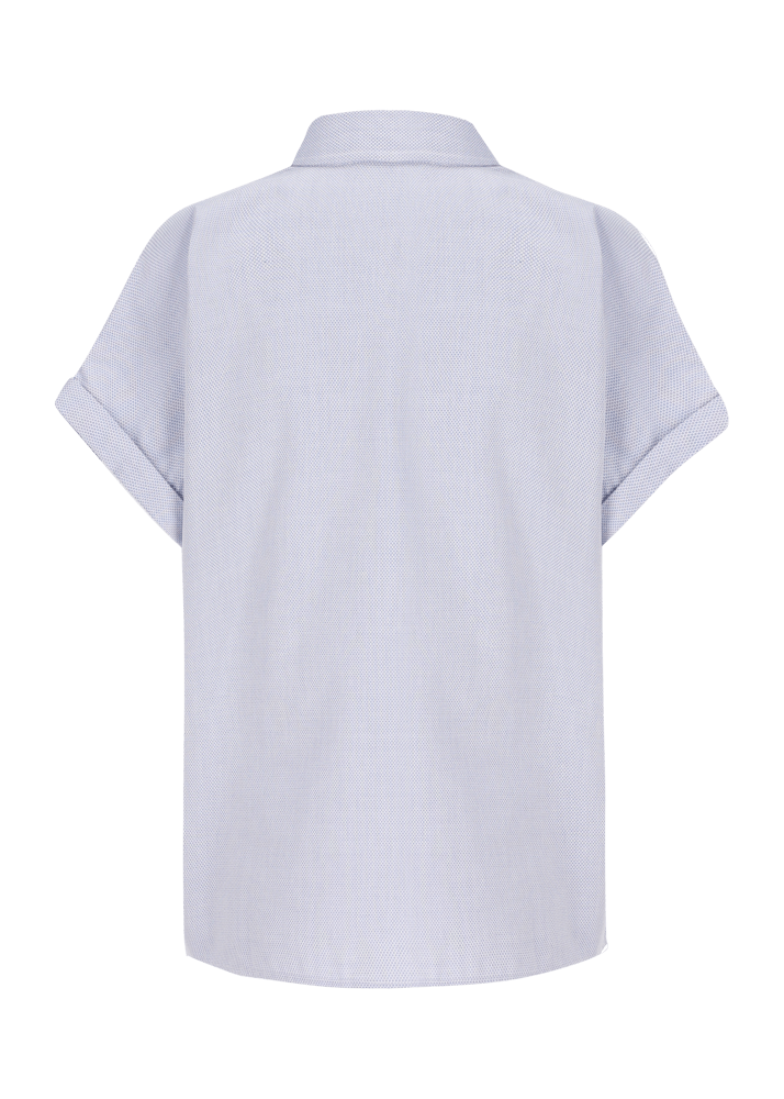 Luis Trenker Blusa in cotone a maniche corte modello Luflora Offerta esclusiva