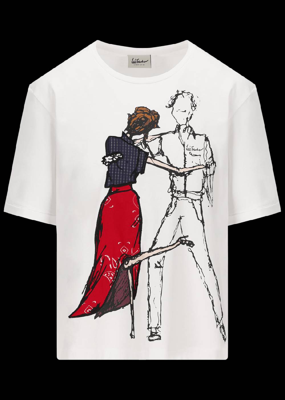 Luis Trenker T-shirt a maniche corte con motivo tango modello Lutara Online Outlet