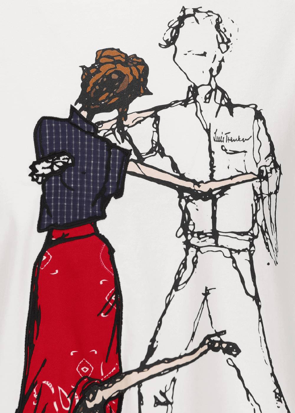 Luis Trenker T-shirt a maniche corte con motivo tango modello Lutara Online Outlet