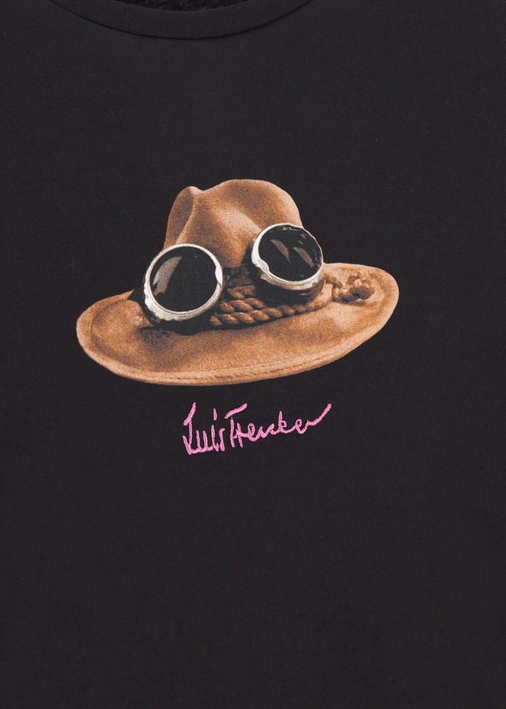 Luis Trenker T-shirt con grafica iconica raffigurante "Il Cappello" Grandi sconti