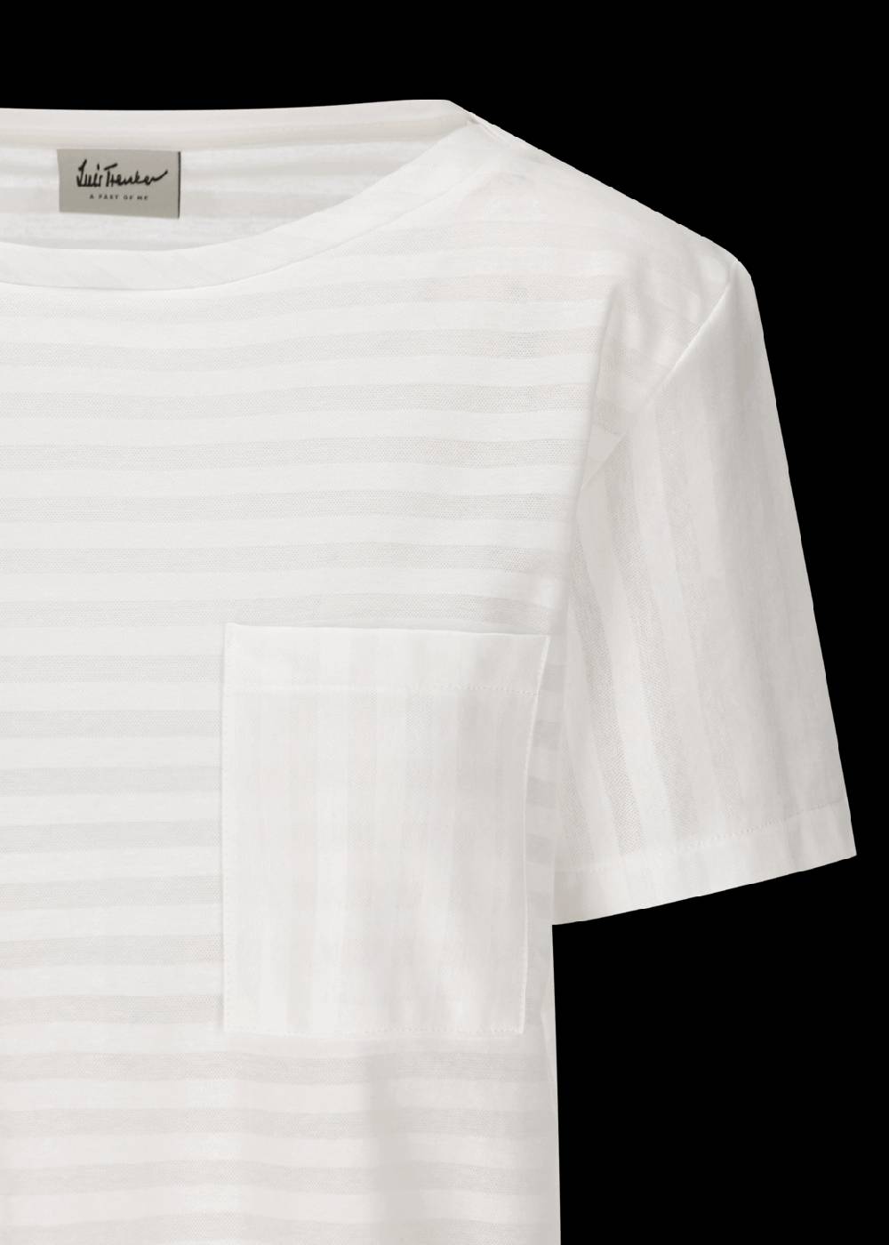 Luis Trenker T-shirt in jersey di cotone a righe Lutabata Nuovi prodotti