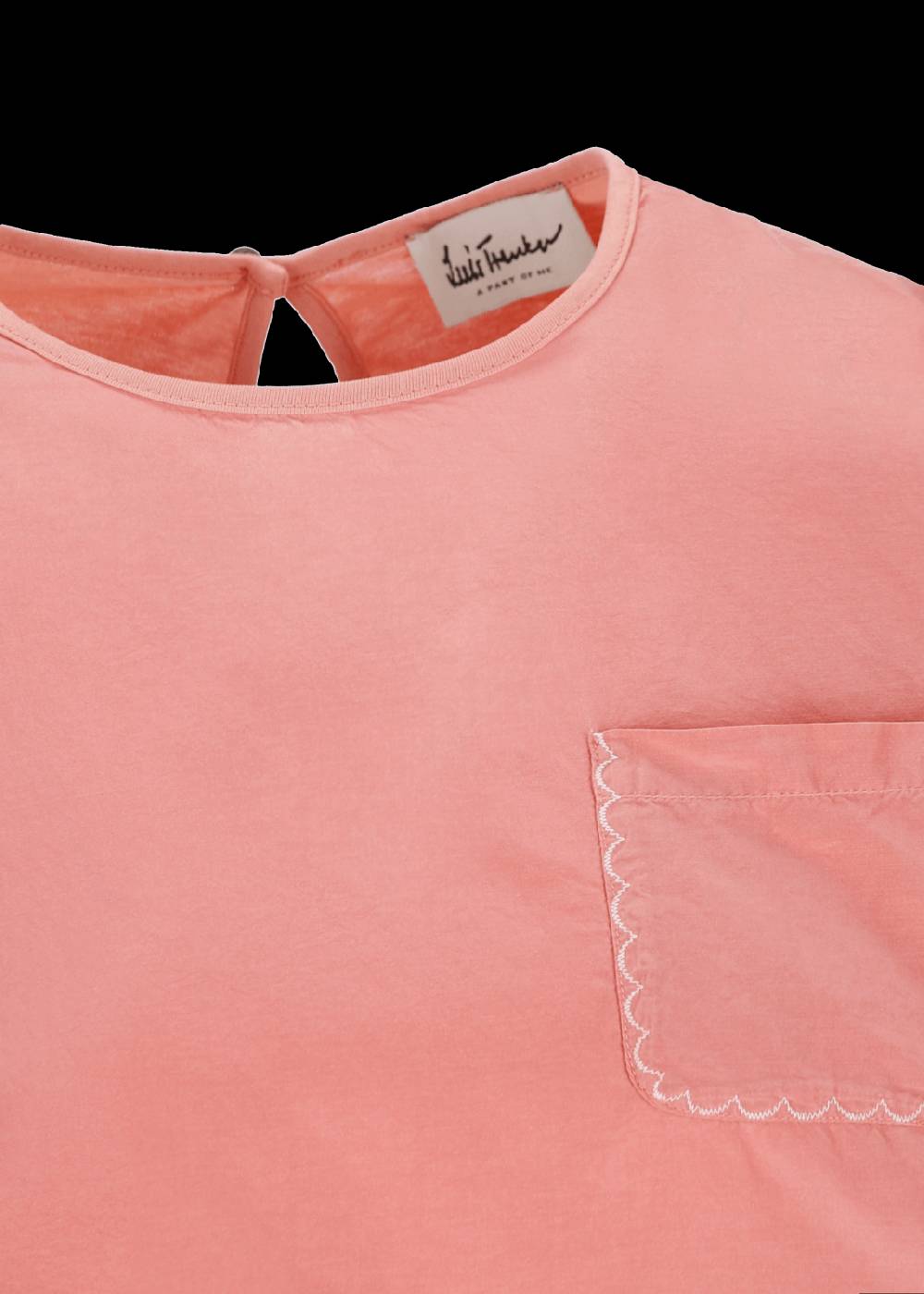 Luis Trenker T-shirt con taschino ricamato modello Lutanja Liquidazione