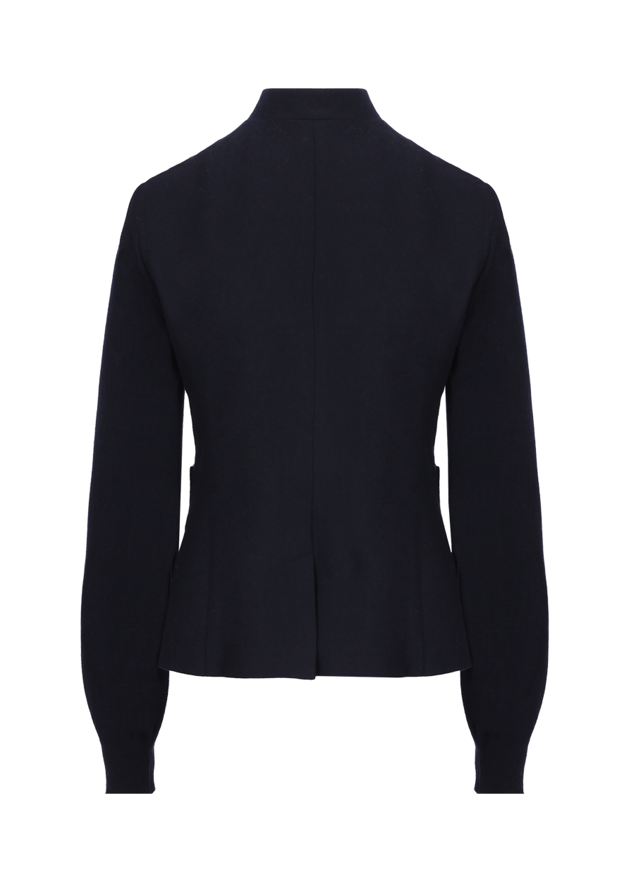 Luis Trenker Blazer di flanella con maniche lavorate a maglia modello Luranda Offerte speciali