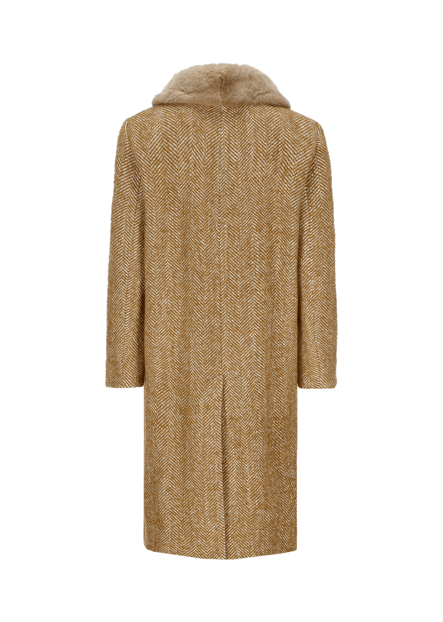 Luis Trenker Cappotto con collo di pelliccia modello Ludani Super Saving Price