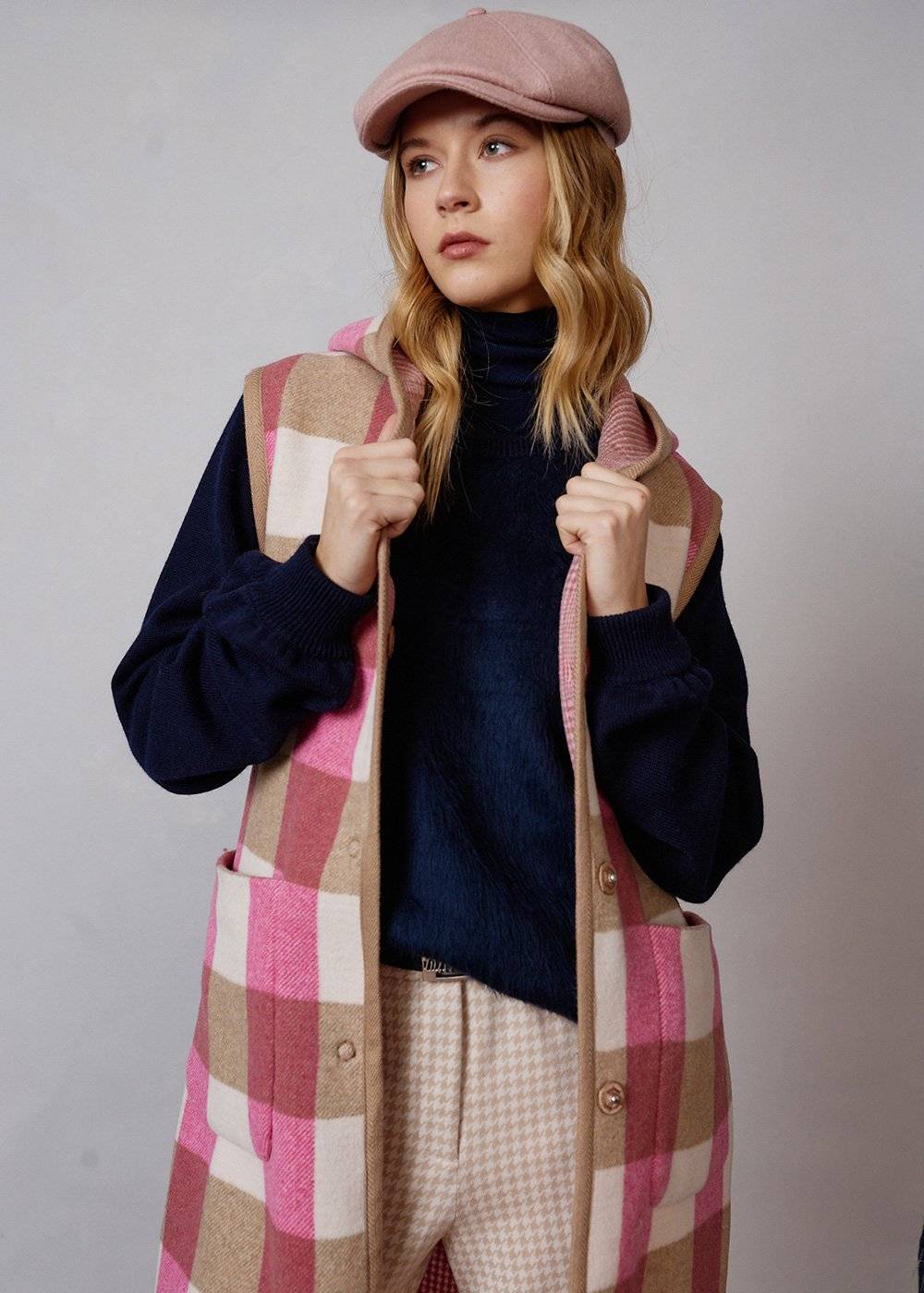 Luis Trenker Gilet double-face in misto lana modello Luelena Fino al 60% di sconto