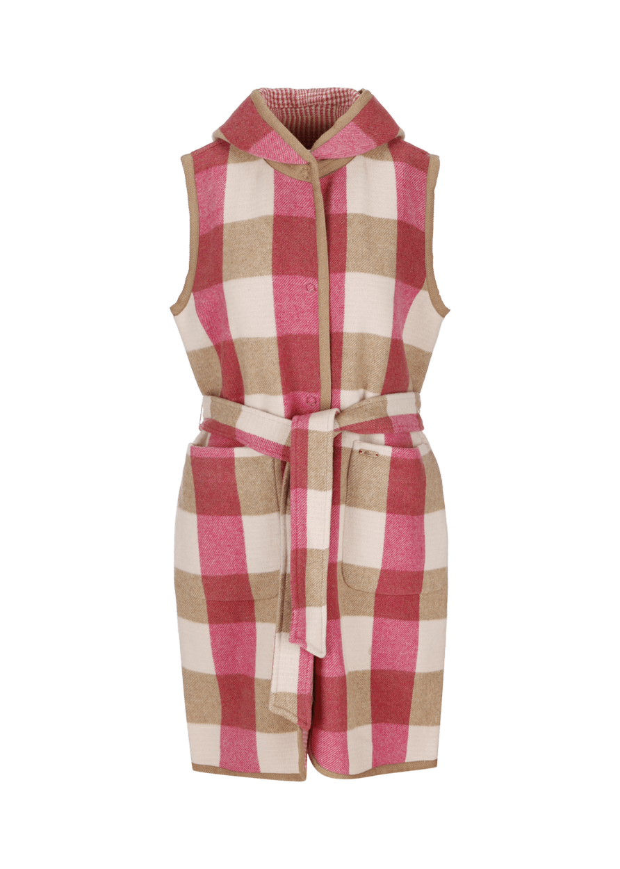 Luis Trenker Gilet double-face in misto lana modello Luelena Fino al 60% di sconto