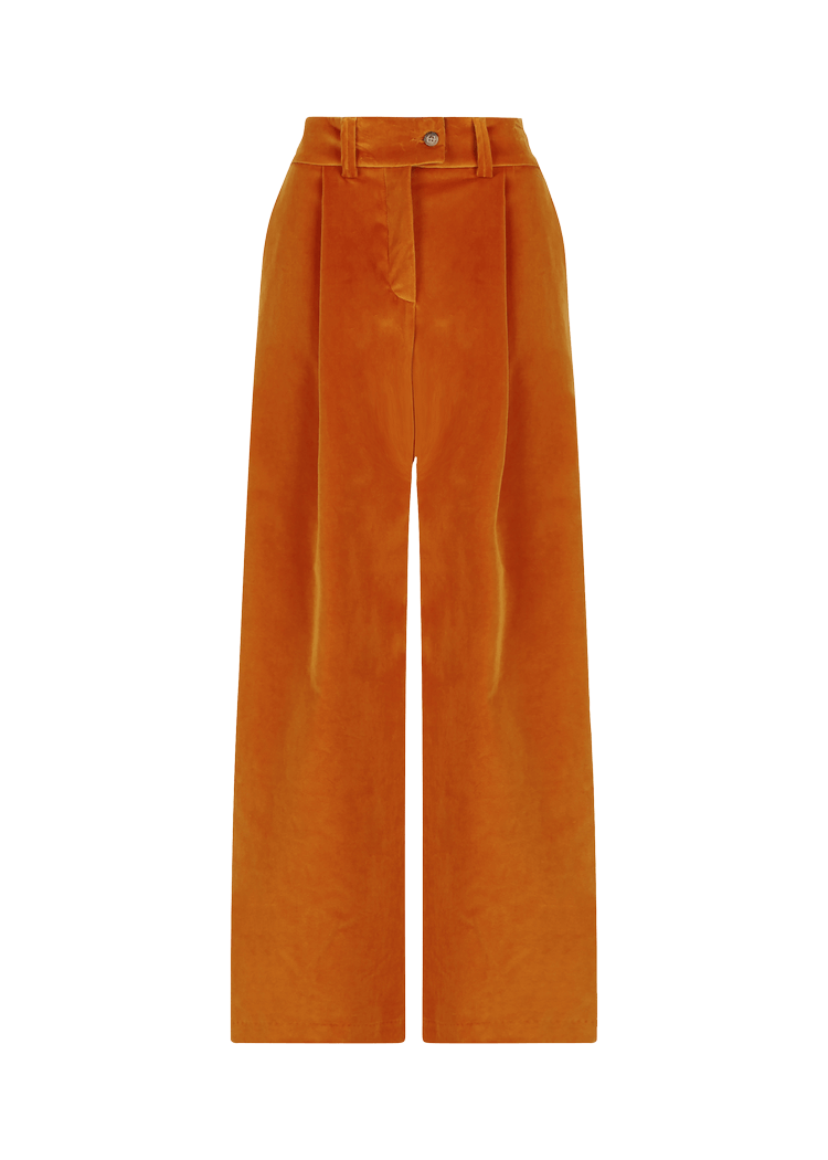 Luis Trenker Pantaloni di velluto plissettati modello Luxara Discount Store per i nuovi prodotti
