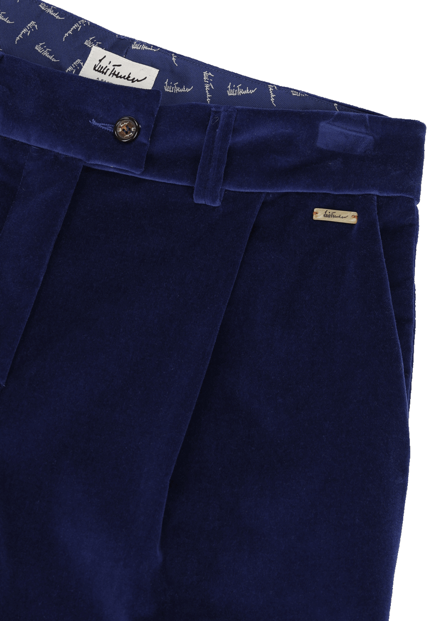 Luis Trenker Pantaloni di velluto plissettati modello Luxara Super sconto