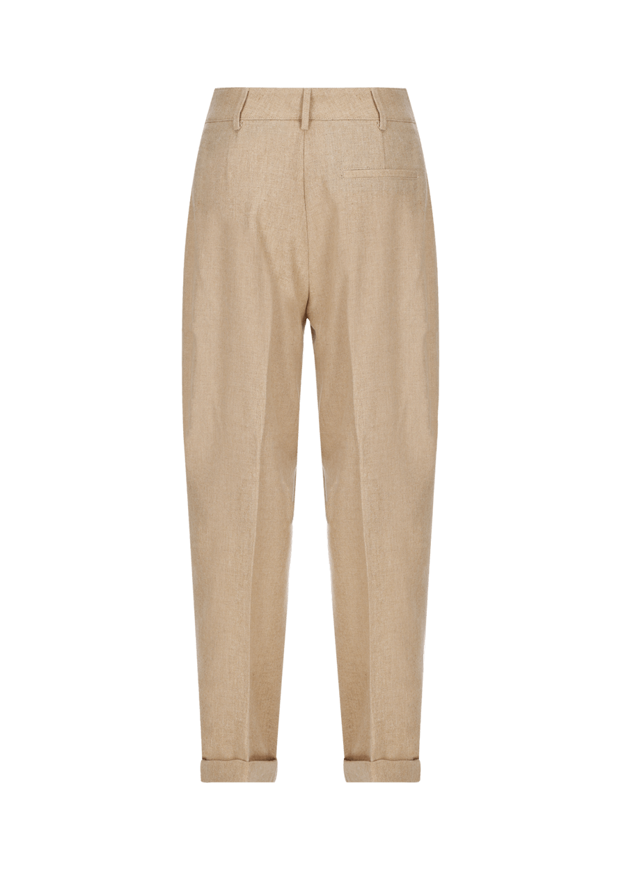 Luis Trenker Pantaloni carrot fit in flanella modello Luloretta Trasporto libero internazionale