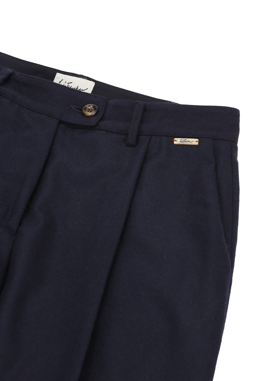 Luis Trenker Pantaloni carrot fit in flanella modello Luloretta Officina