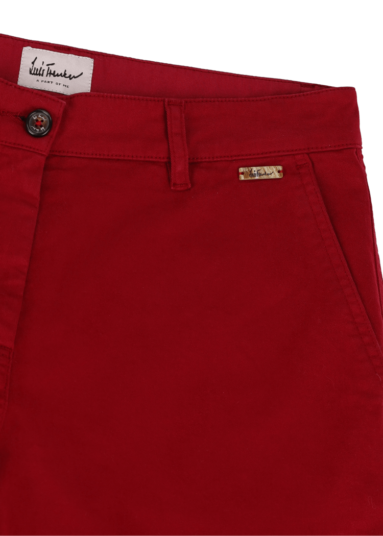 Luis Trenker Pantaloni chino in gabardine di cotone modello Luloraine Black Friday Prezzi