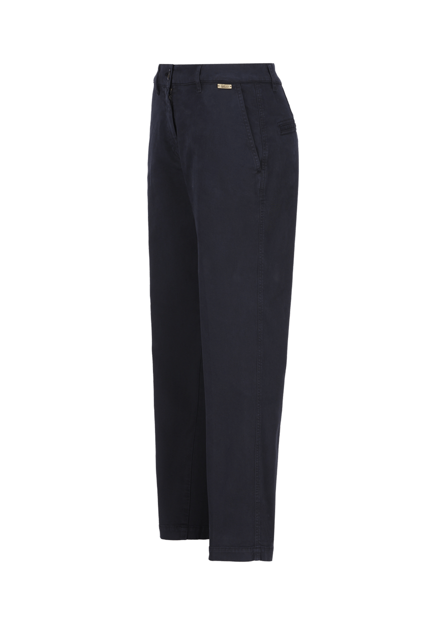 Luis Trenker Pantaloni chino in gabardine di cotone modello Luloraine In vendita