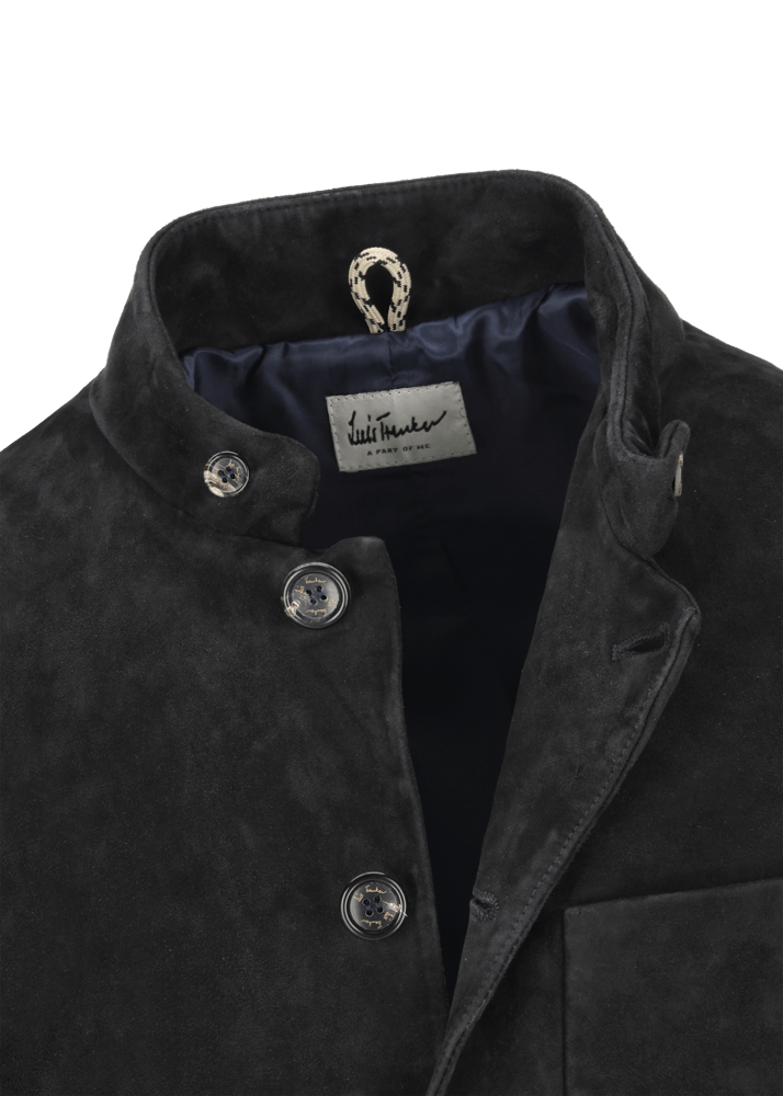Luis Trenker Blazer in pelle scamosciata modello Lusandro Promozione Limitata
