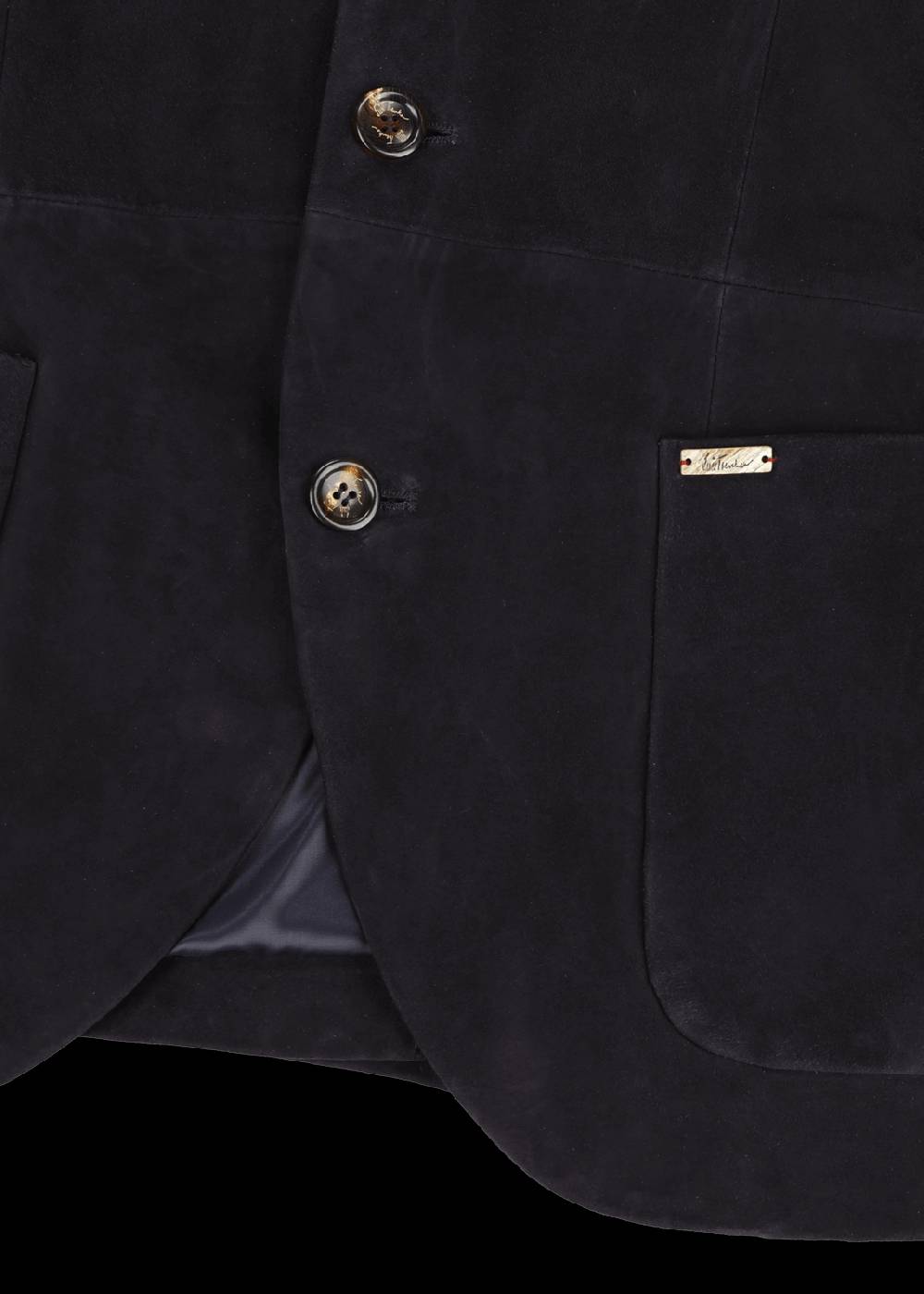 Luis Trenker Blazer in pelle scamosciata modello Lusandro Promozione Limitata