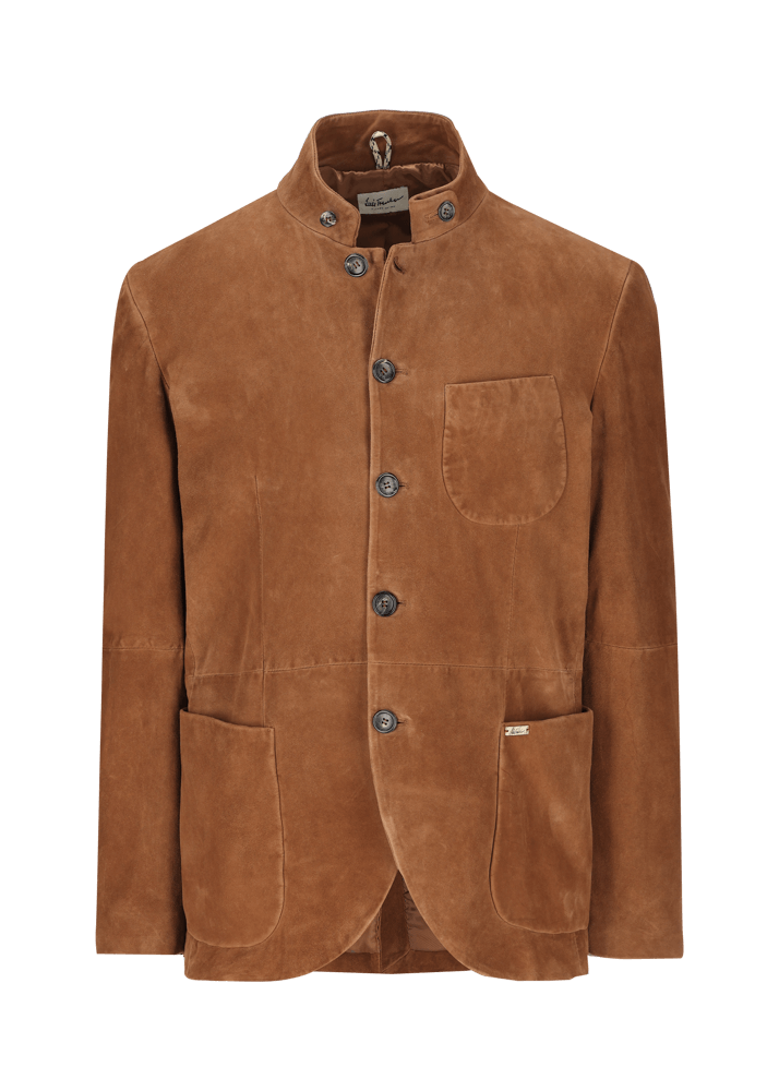 Luis Trenker Blazer in pelle scamosciata modello Lusandro Fino Al -60%