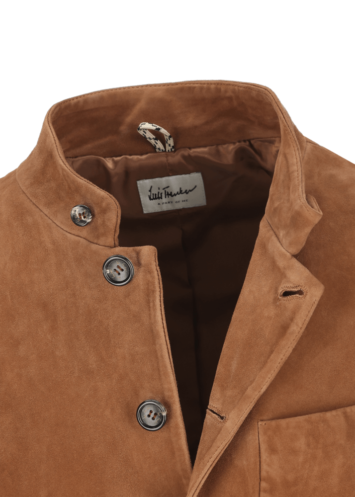 Luis Trenker Blazer in pelle scamosciata modello Lusandro Fino Al -60%