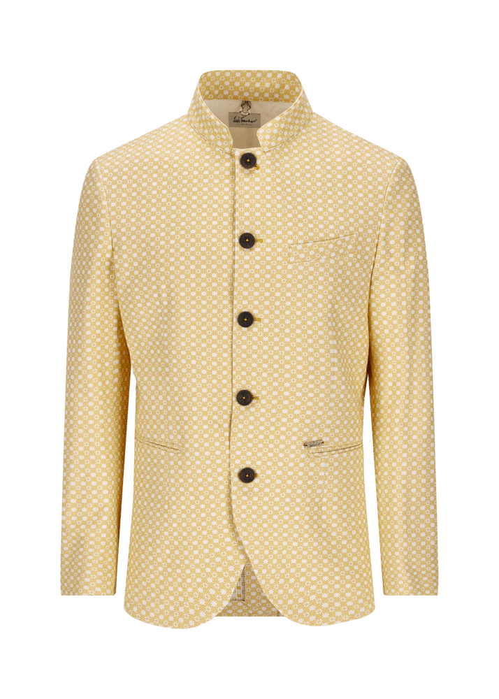 Luis Trenker Blazer in cotone jacquard modello Lusandretto Sottocosto
