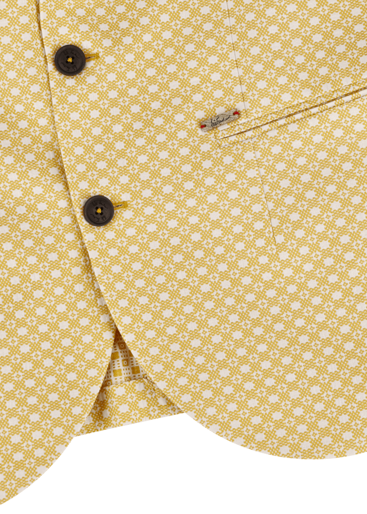 Luis Trenker Blazer in cotone jacquard modello Lusandretto Sottocosto