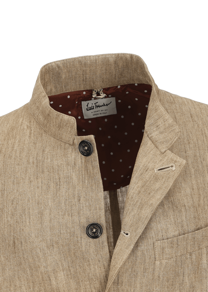 Luis Trenker Blazer leggero in lino modello Lusandretto Sconto