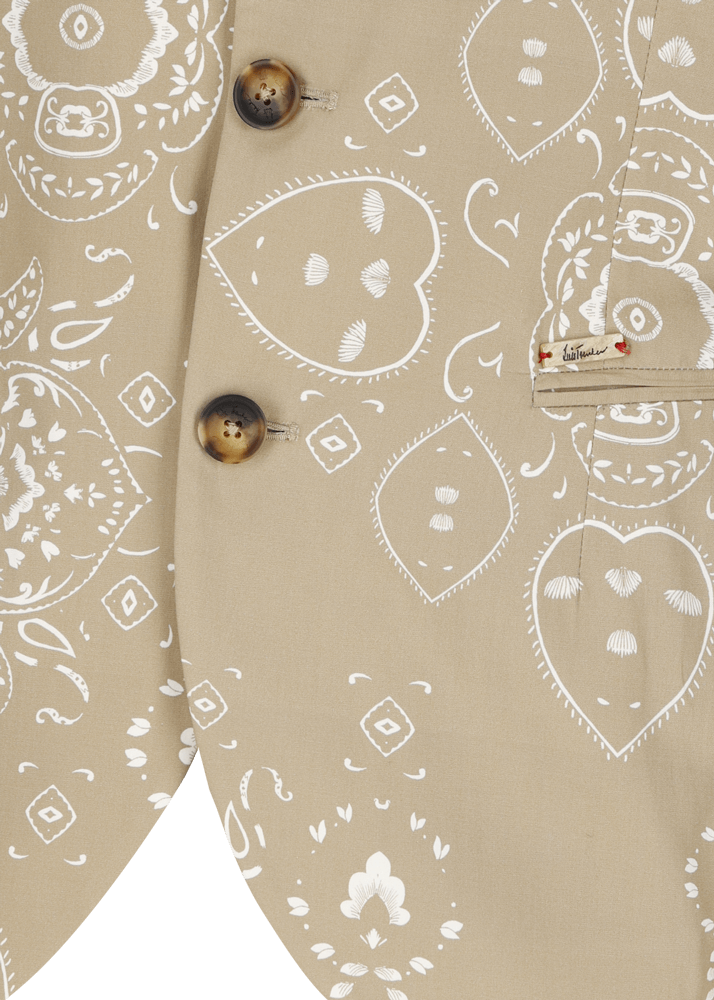 Luis Trenker Blazer con stampa bandana modello Lusandretto Online