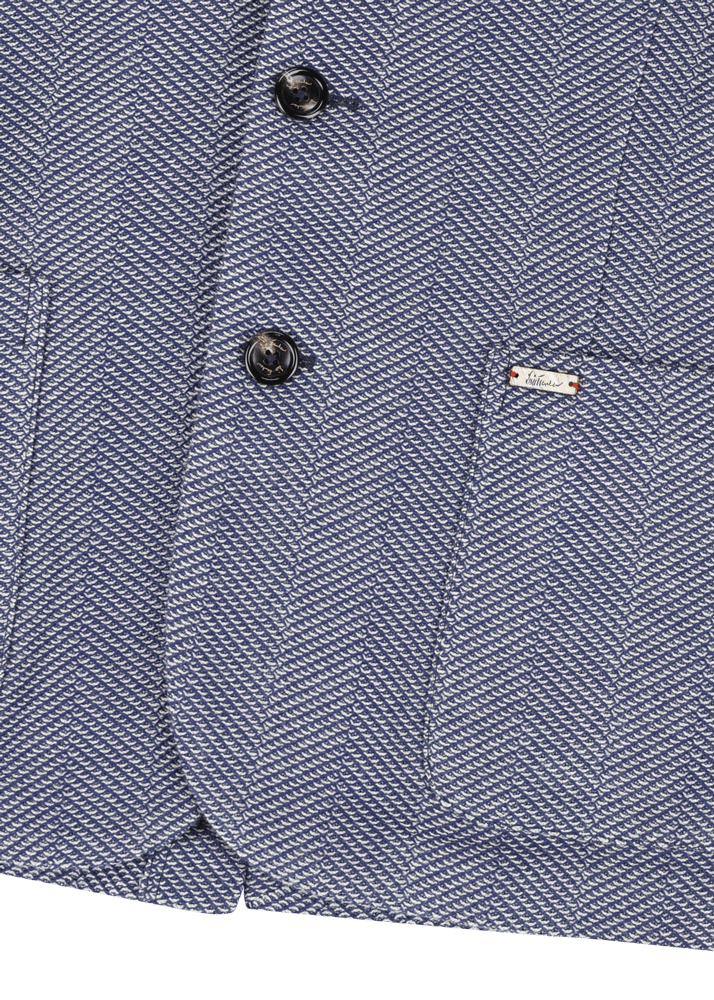 Luis Trenker Blazer in jersey con motivo a spina di pesce modello Luigis Offerte