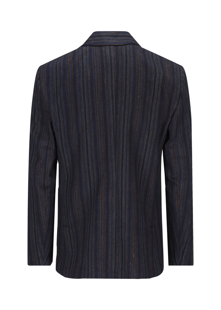 Luis Trenker Blazer con motivo a righe modello Lustefan Vendita Economica