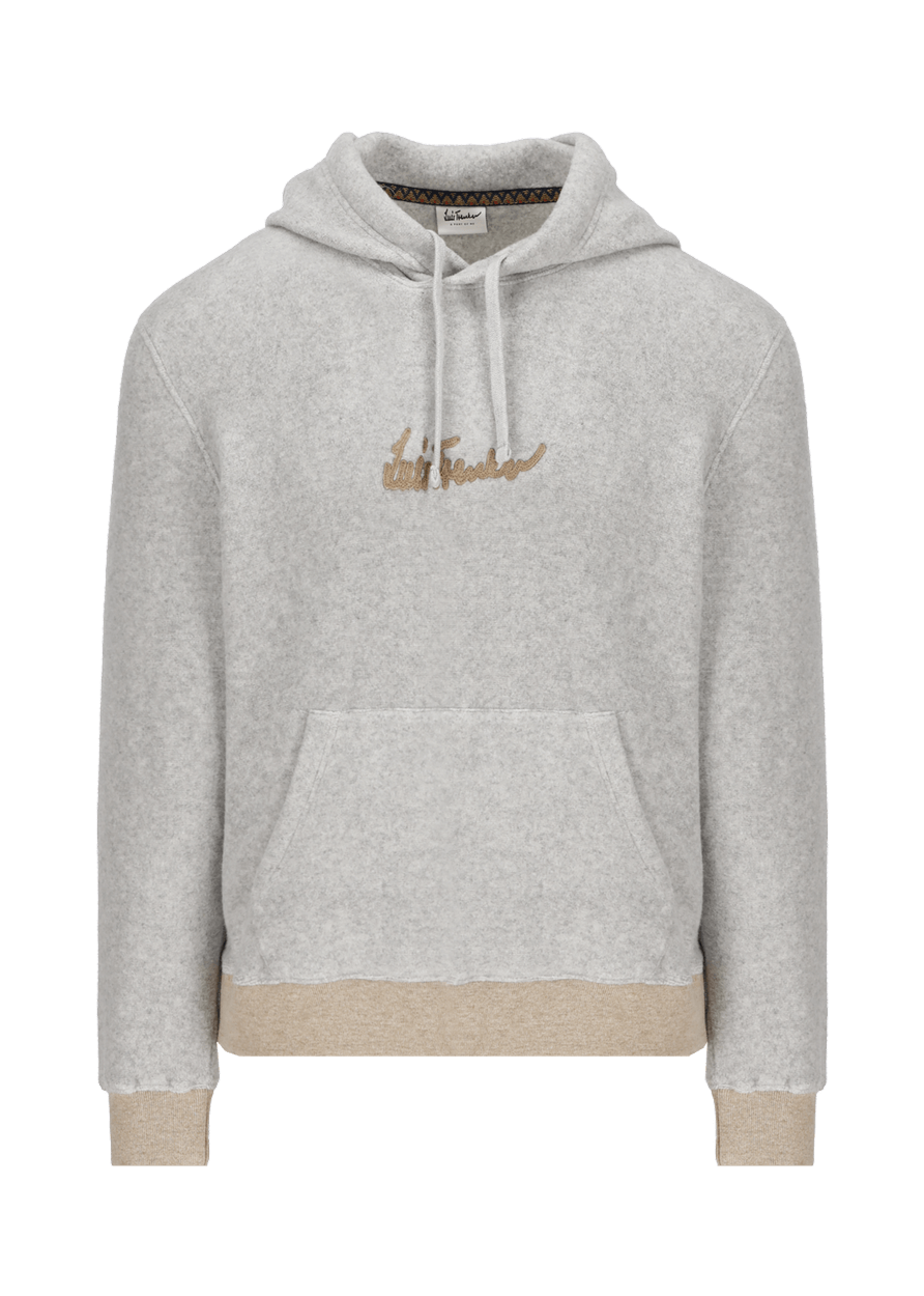 Luis Trenker Felpa con cappuccio con logo modello Luphilipp Spedizione gratuita