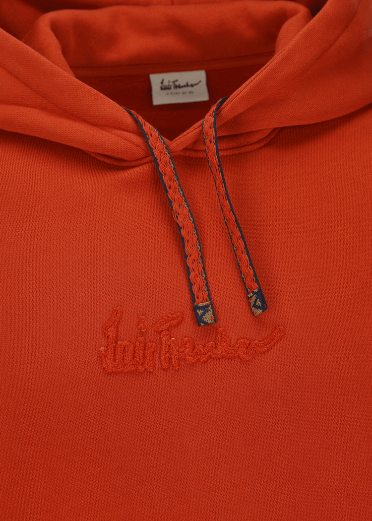 Luis Trenker Felpa con cappuccio con fascia jacquard modello Luphilipp Offerta speciale