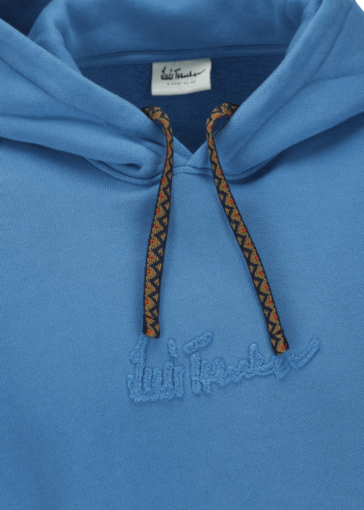 Luis Trenker Felpa con cappuccio con fascia jacquard modello Luphilipp Comprare a buon mercato