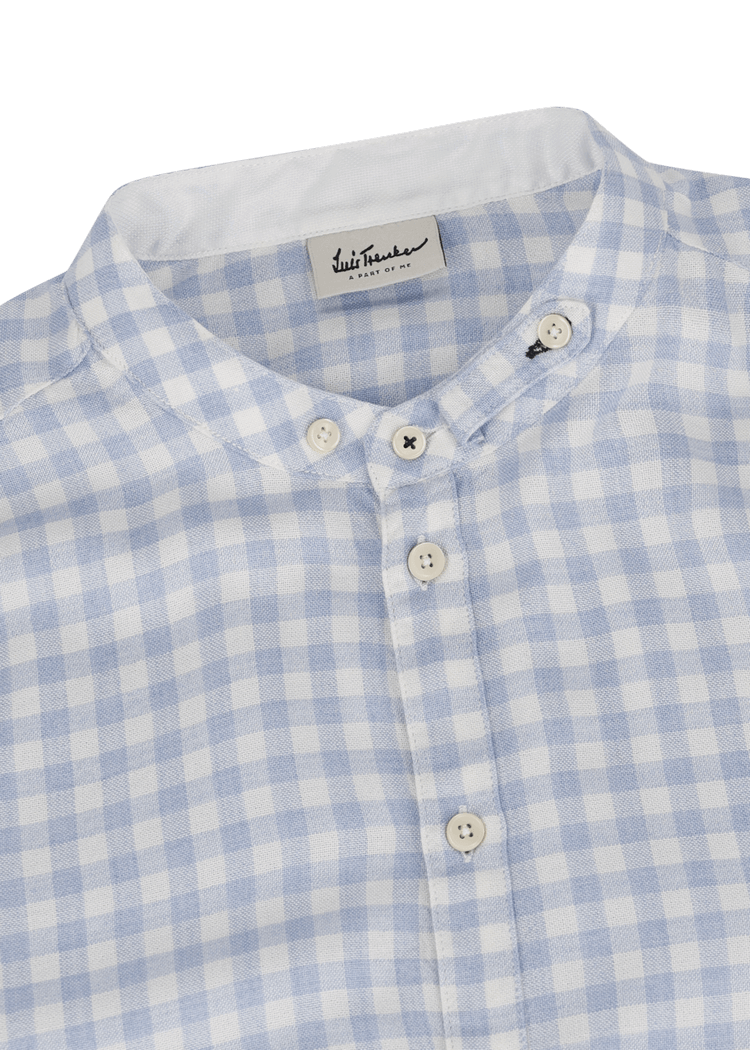 Luis Trenker Camicia con motivo vichy modello Lubernet Offerta Pasqua
