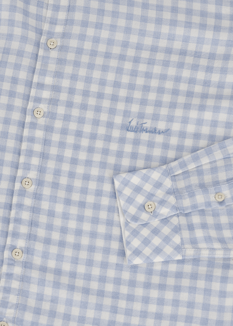 Luis Trenker Camicia con motivo vichy modello Lubernet Offerta Pasqua
