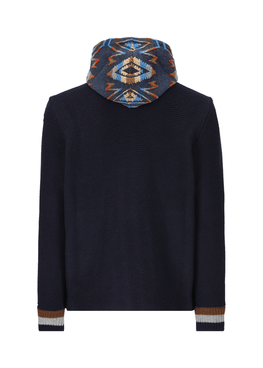 Luis Trenker Cardigan con cappuccio modello Lutor Super Saving Price