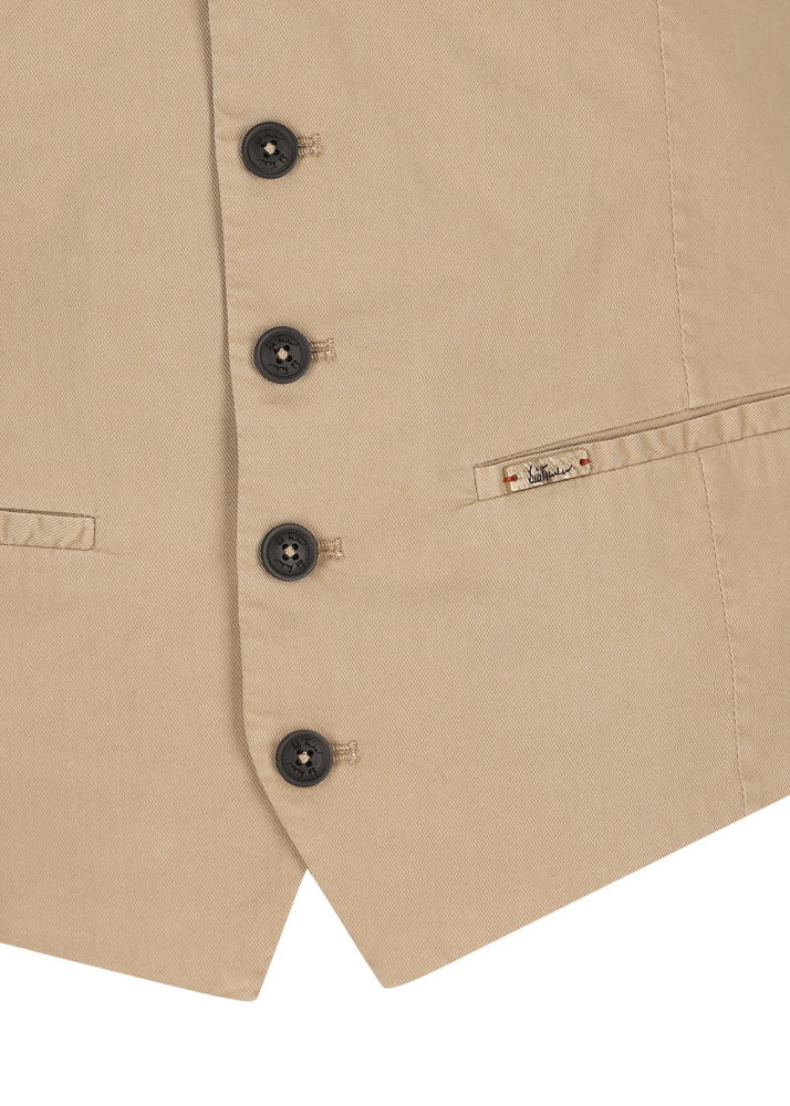 Luis Trenker Gilet in cotone elasticizzato modello Lusebastian Fino al 50% di sconto