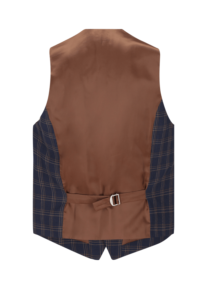 Luis Trenker Gilet con motivo a quadretti modello Lusebastian Fino al 60% di sconto