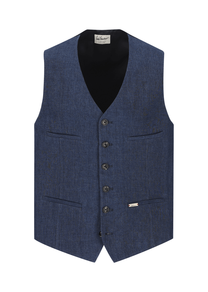 Luis Trenker Gilet in puro lino modello Lusebastian Fino al 55% di sconto