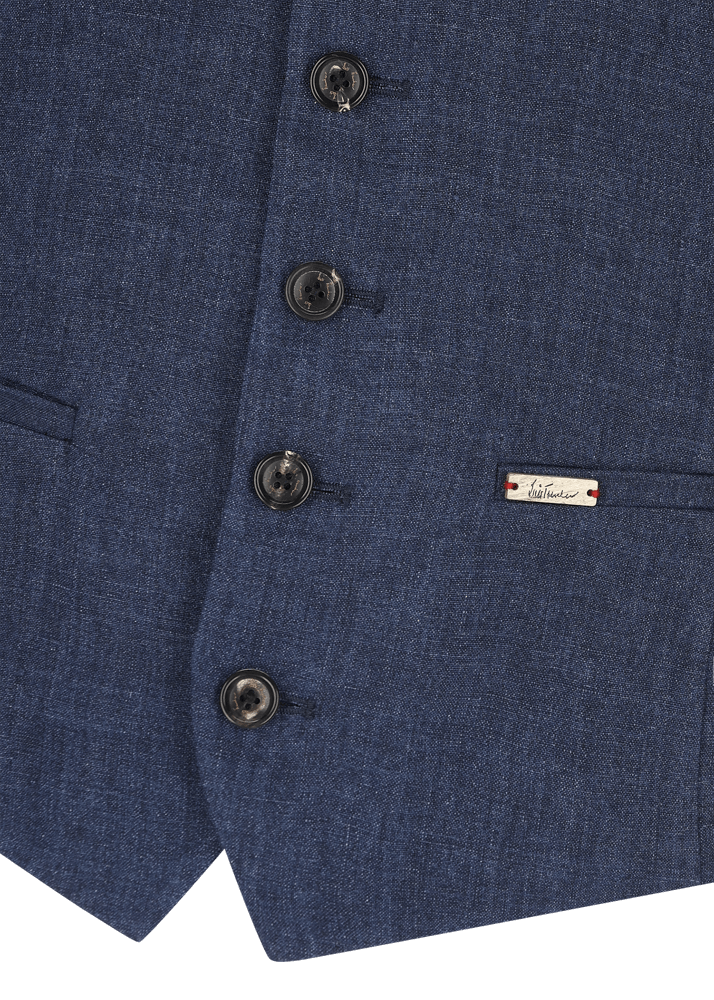 Luis Trenker Gilet in puro lino modello Lusebastian Fino al 55% di sconto