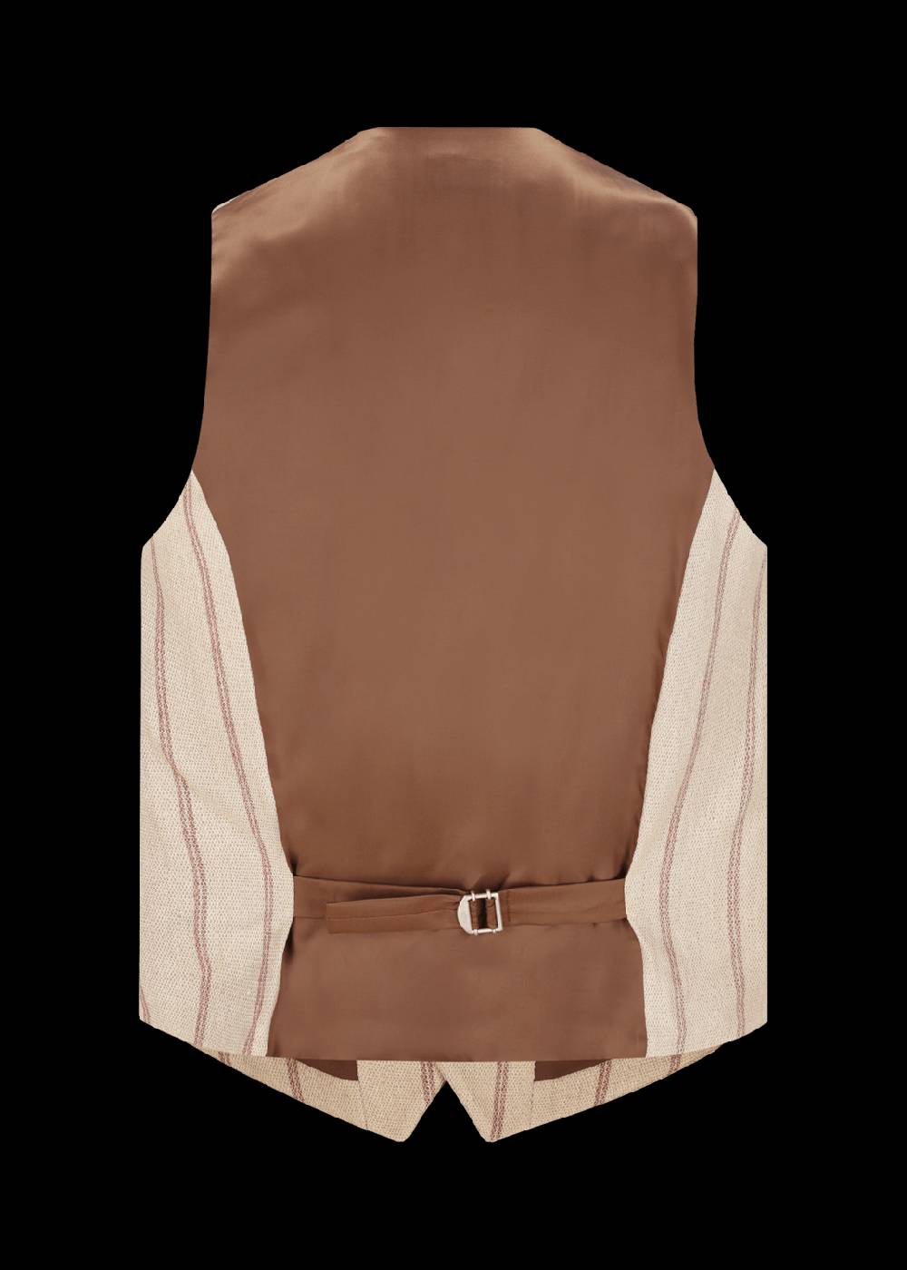 Luis Trenker Gilet in lino con motivo gessato modello Lusebastian Black Friday Prezzi