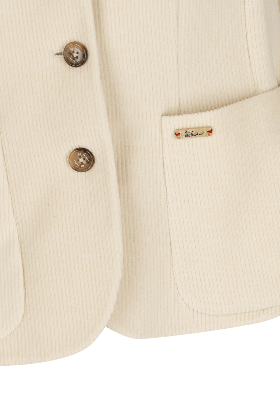 Luis Trenker Blazer in jersey di velluto a coste modello Luranda Sconti questo mese