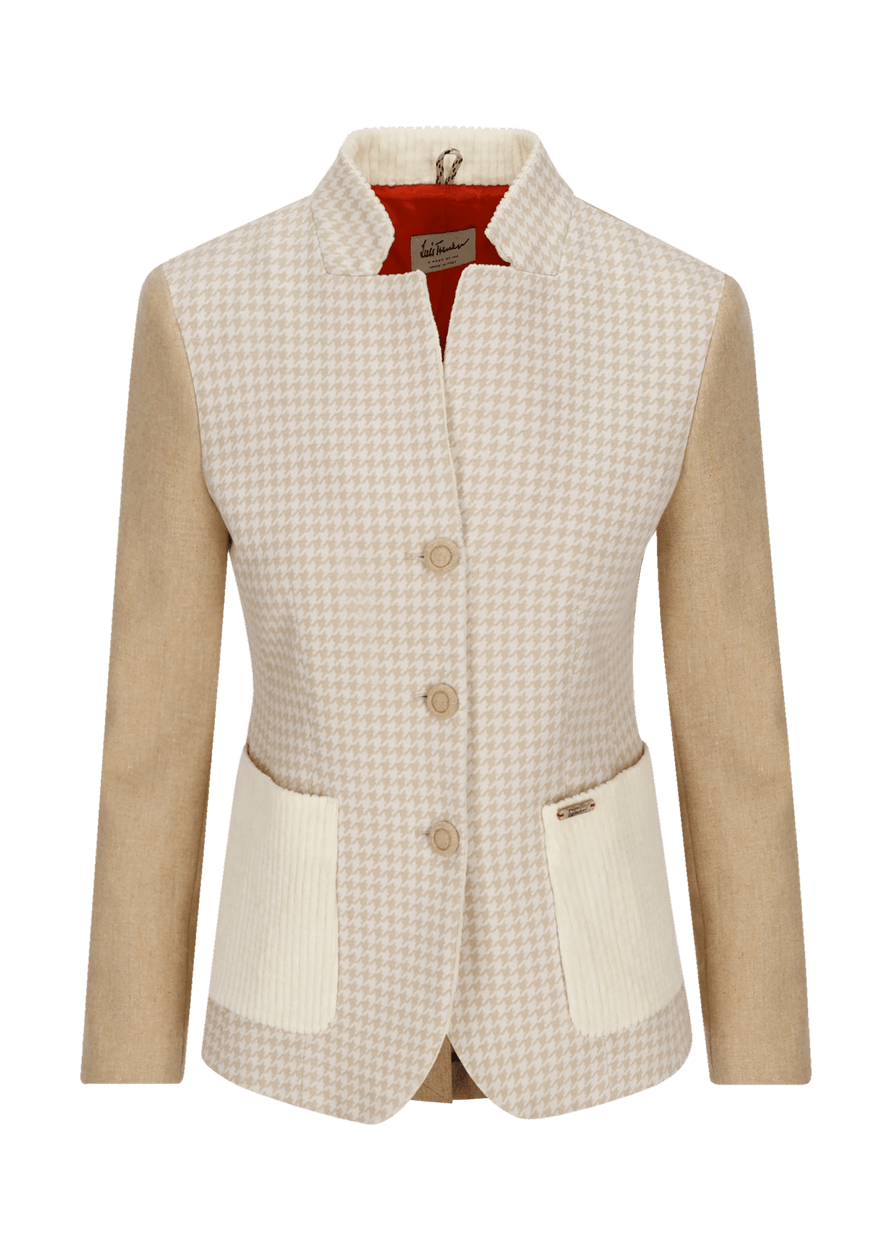 Luis Trenker Blazer realizzato in un mix di materiali modello Luromina Italy