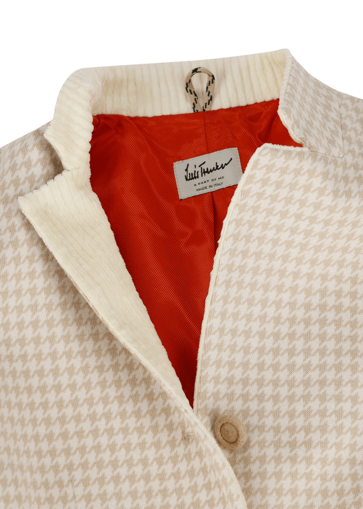 Luis Trenker Blazer realizzato in un mix di materiali modello Luromina Italy