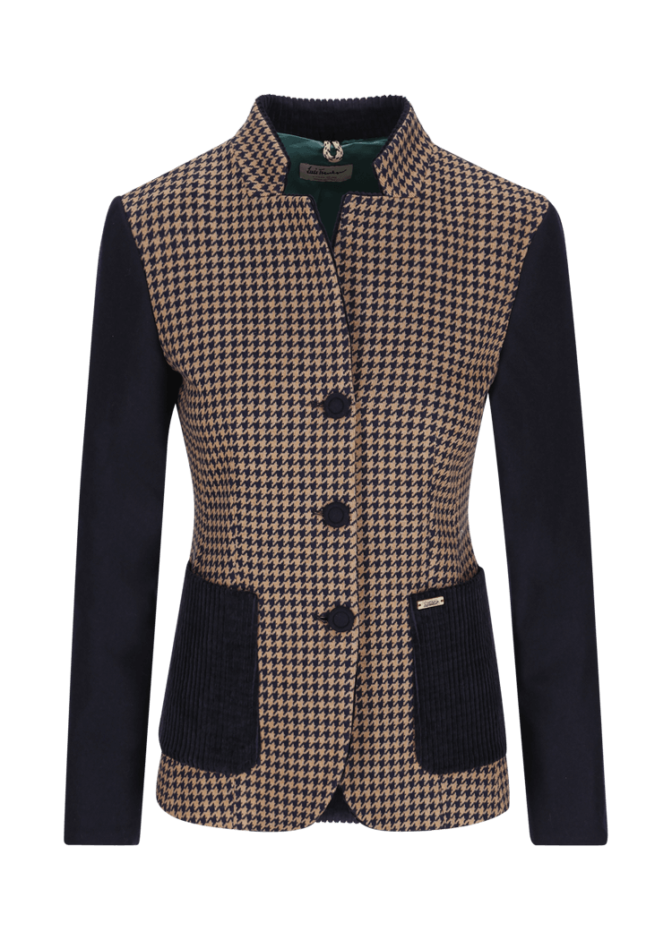 Luis Trenker Blazer realizzato in un mix di materiali modello Luromina Italia