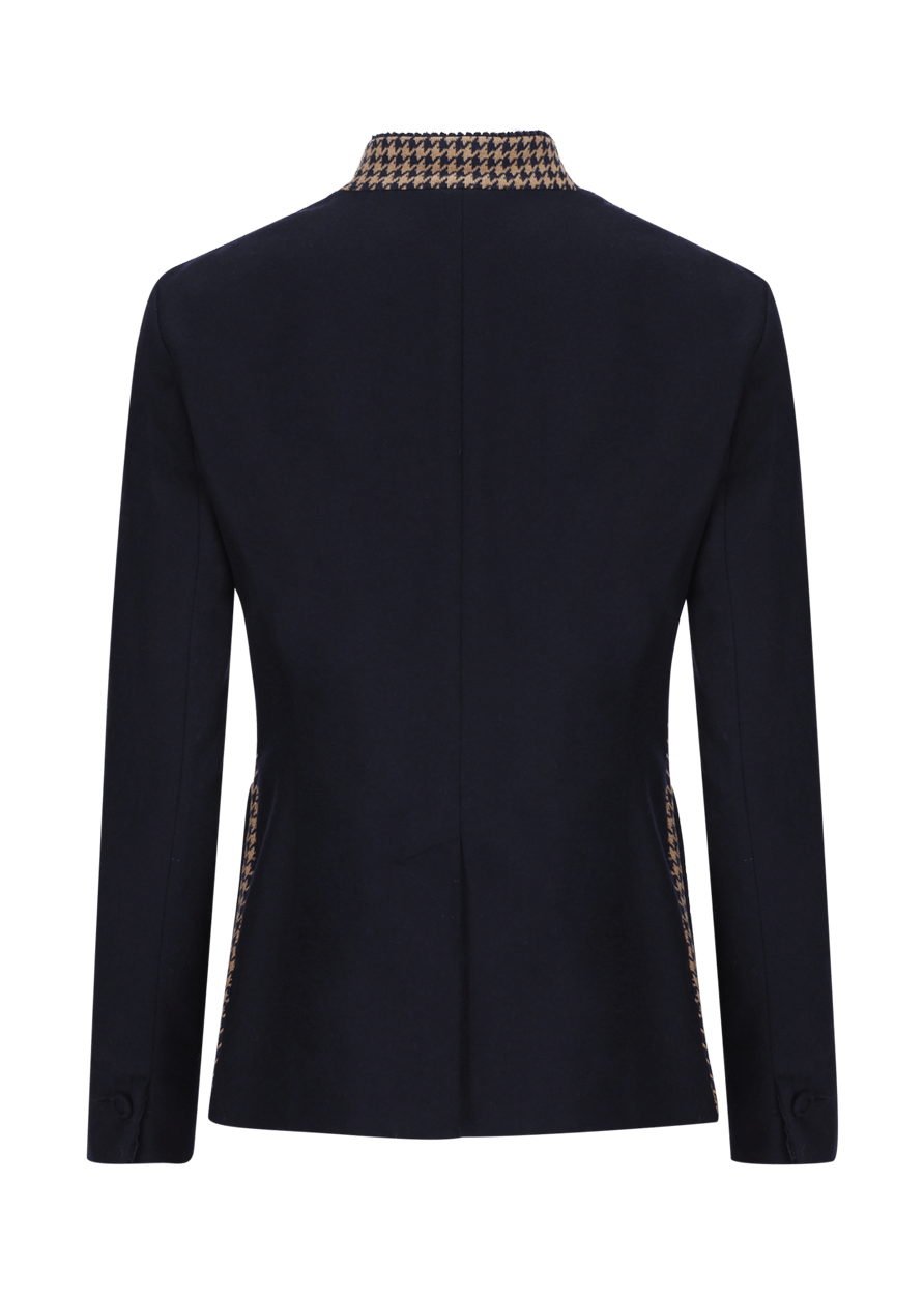Luis Trenker Blazer realizzato in un mix di materiali modello Luromina Italia