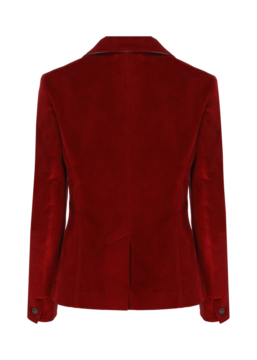 Luis Trenker Blazer in velluto con colletto a revers modello Luramea Nuovo
