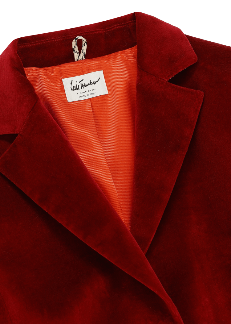 Luis Trenker Blazer in velluto con colletto a revers modello Luramea Nuovo