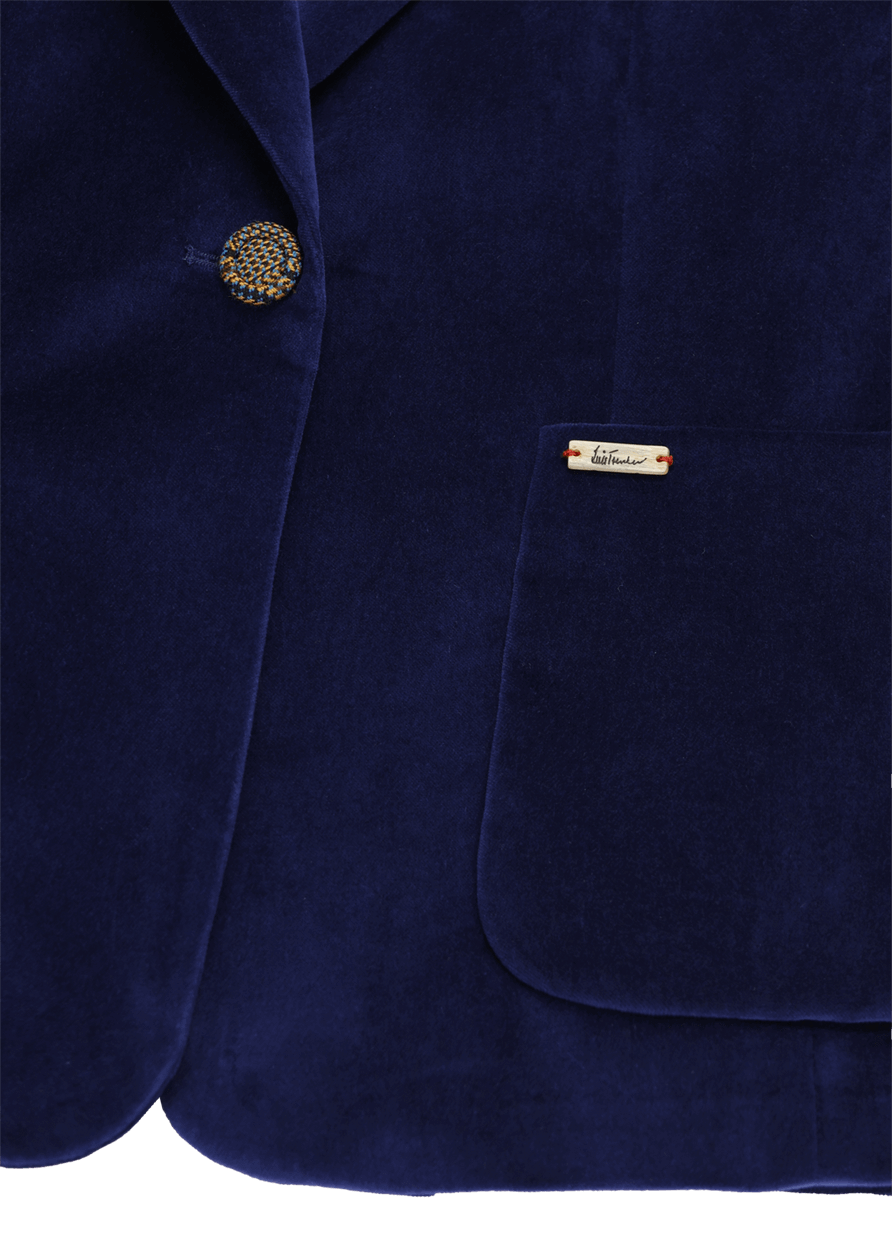Luis Trenker Blazer in velluto con colletto a revers modello Luramea Qualità